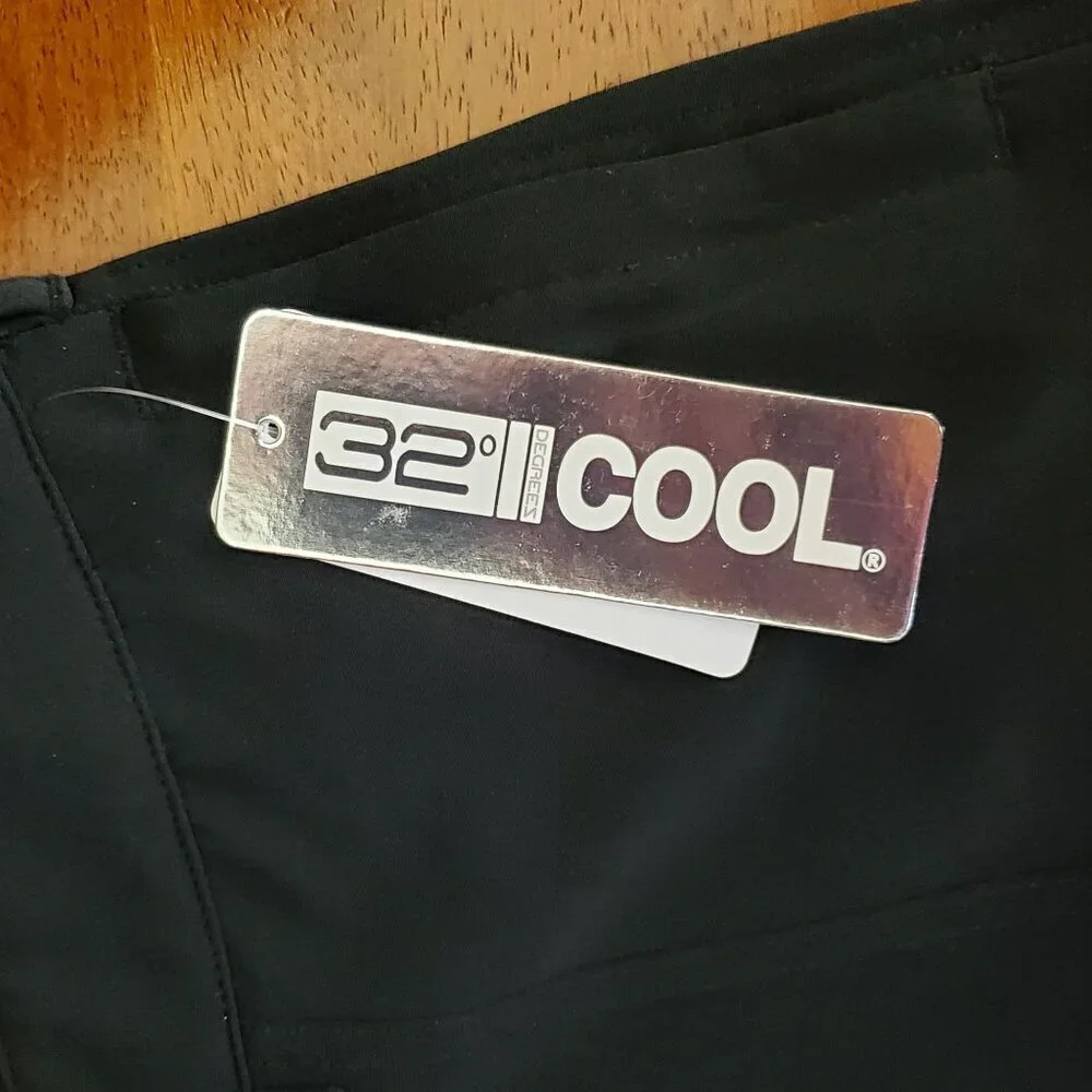 32 Degrees Cool Womens Black Stretch Trousers Size 16 - Picture 4 of 9